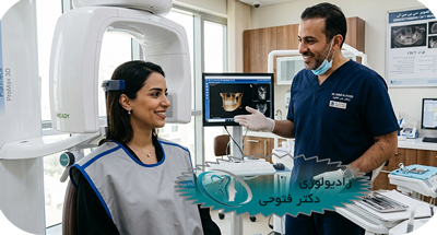 CBCT دندان نهفته | تصویربرداری سه‌بعدی فک و دندان | دکتر حسین فتوحی